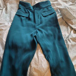 [NEW W TAGS] US 6/ UK 10 Lavish Alice Teal Green Cigarette Pants